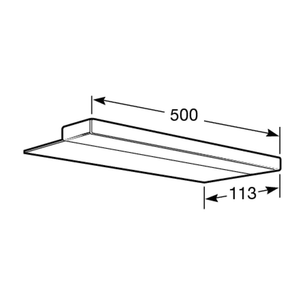 Aplique LED para armario o espejo de 50 cm fabricado en metal con acabado brillante Delight Roca - Vista 3