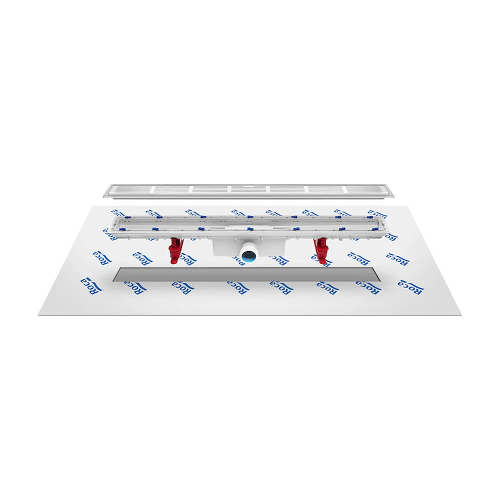 Juego de desagüe para espacios públicos de 5 cm de ancho con tela geotextil In-Drain Channel Roca - Vista 2