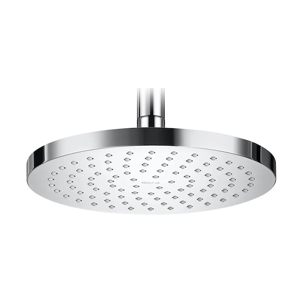 Rociador redondo de pared o techo orientable con función de lluvia de 20 cm de ABS con acabado cromado Rainsense Roca - Vista 1