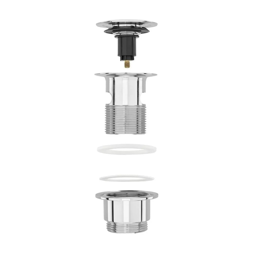 Desagüe con Rebosadero y Tapón Automático Bidet y Lavabo Aqua Roca - Vista 2