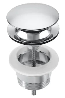 Desagüe de Tipo Click-clack con Tapón Bidet y Lavabo Aqua 6,5 cm Roca - Vista 1