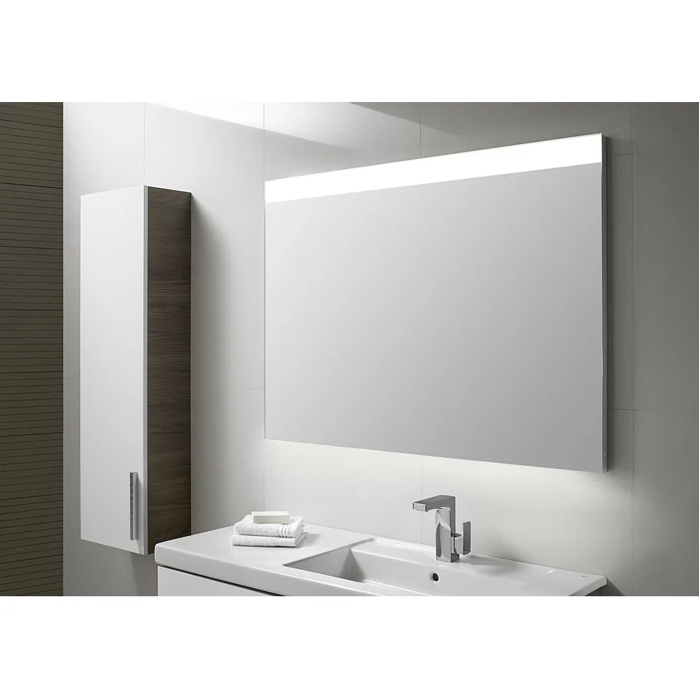 Conjunto de baño con lavabo a la derecha de 90 cm de color blanco brillo Pack Prisma Roca - Vista 2