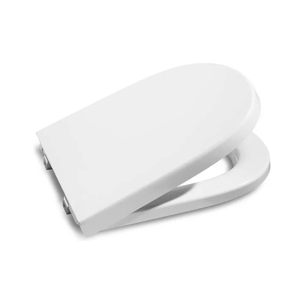 Taza de altura confort de 36 cm fabricada en porcelana de color blanco Meridian Roca - Vista 5