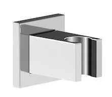 Soporte de forma cuadrada fabricado en latón con acabado en cromo Wall Square Roca - Vista 1