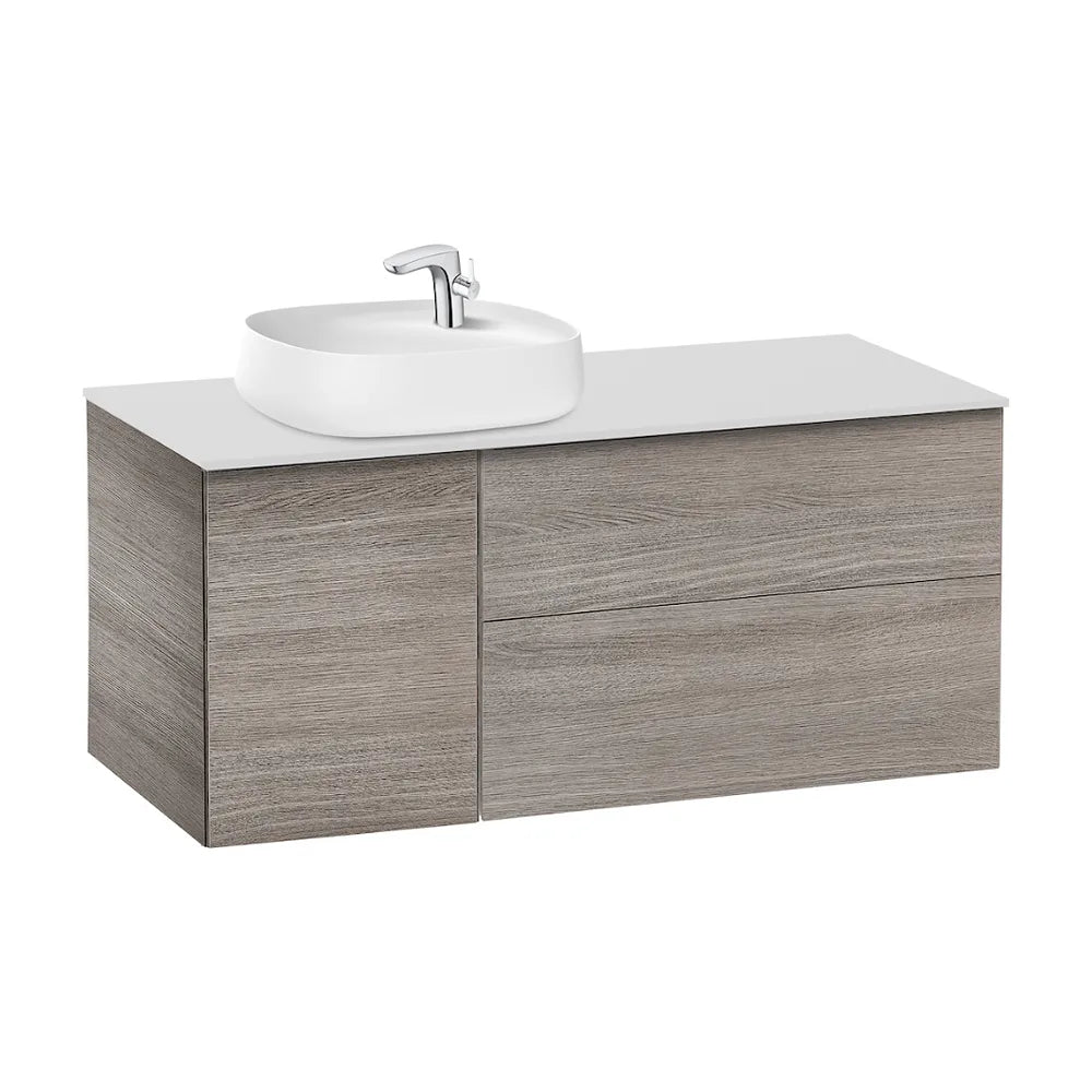 Mueble de Baño con Lavabo Sobre Encimera Formado por 2 Cajones y 1 Puerta Colección Beyond Roca - Vista 2