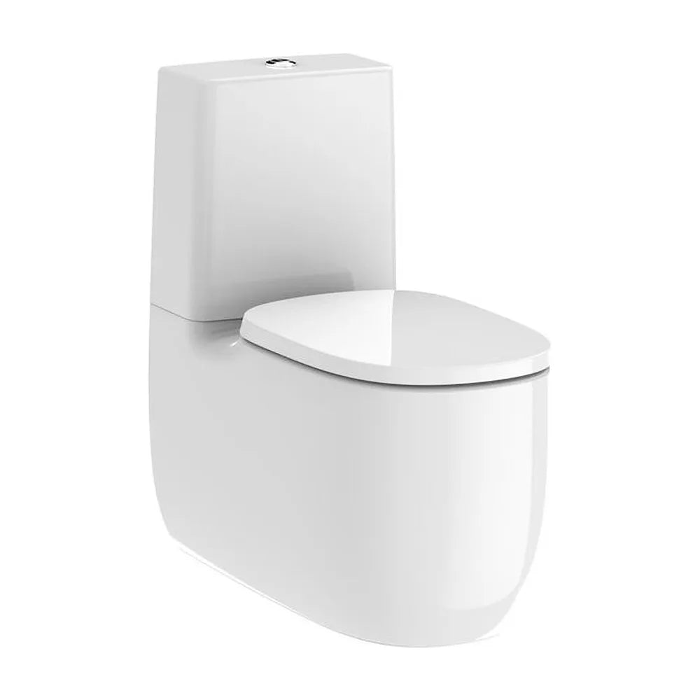 Inodoro completo con tecnología Rimless de 70,5 cm fabricado en porcelana de color blanco Beyond Roca - Vista 1