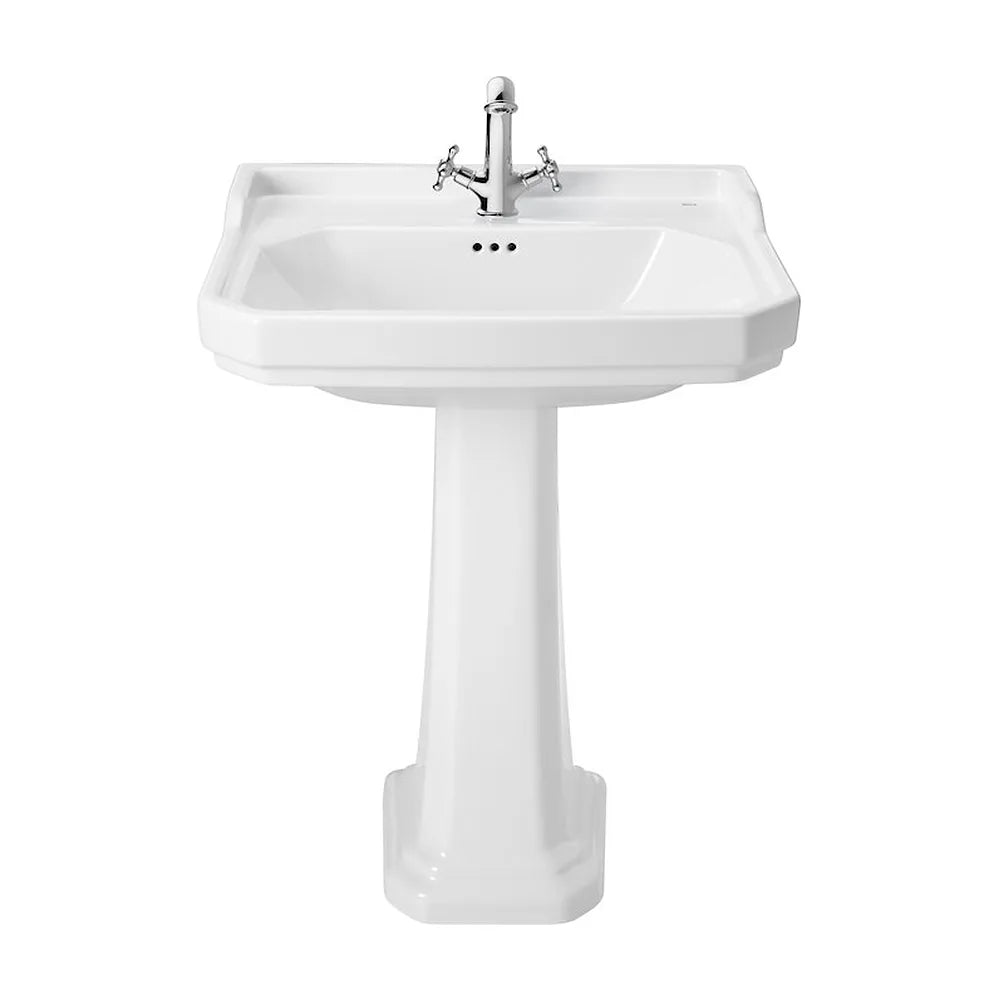 Lavabo con Pedestal para Baño Carmen Blanco Roca - Vista 1