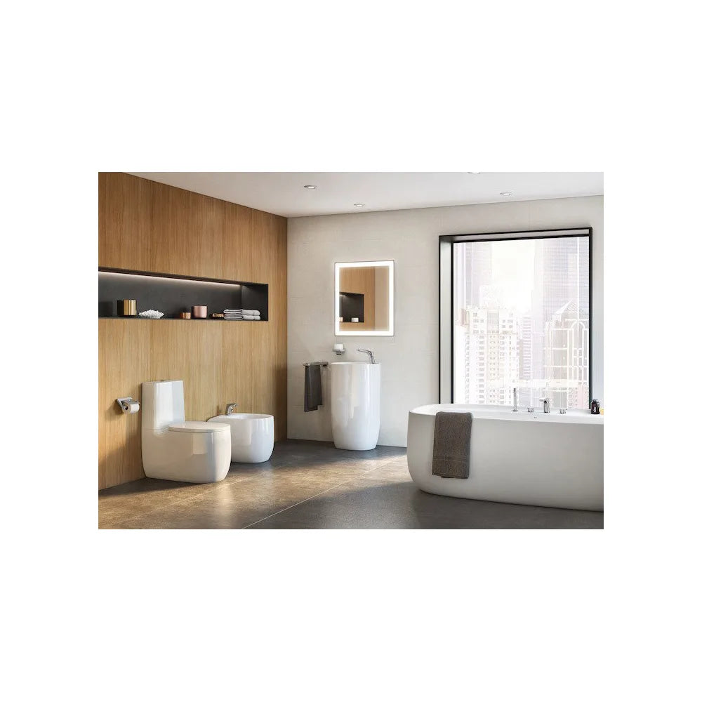 Inodoro Completo Perla Salida Dual Beyond 39,5 cm Blanco Roca - Vista 3