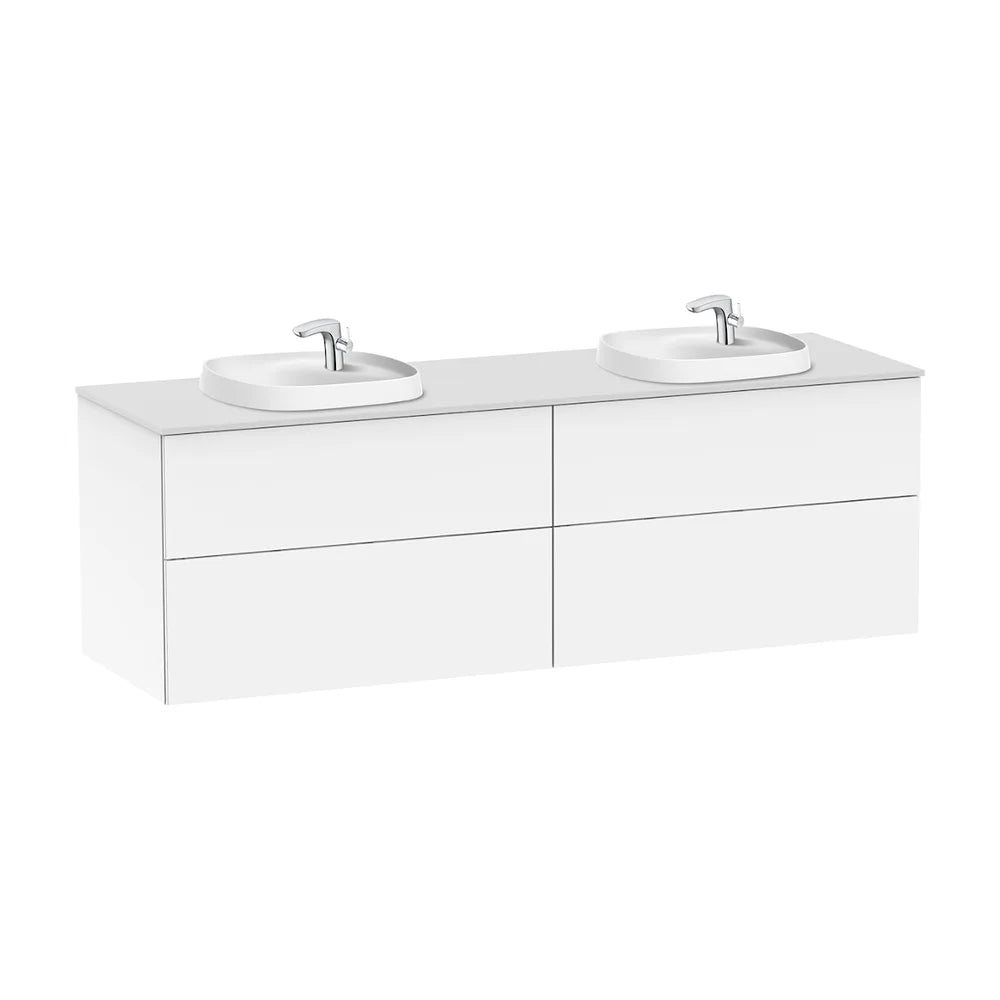 Mueble para Baño con Lavabo Doble 4 Cajones de 160 cm Colección Beyond Roca - Vista 1