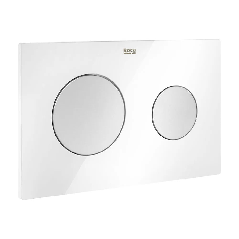 Placa Pulsadora para Cisternas de Doble Descarga Gris PL10 Dual One Blanco Roca - Vista 1