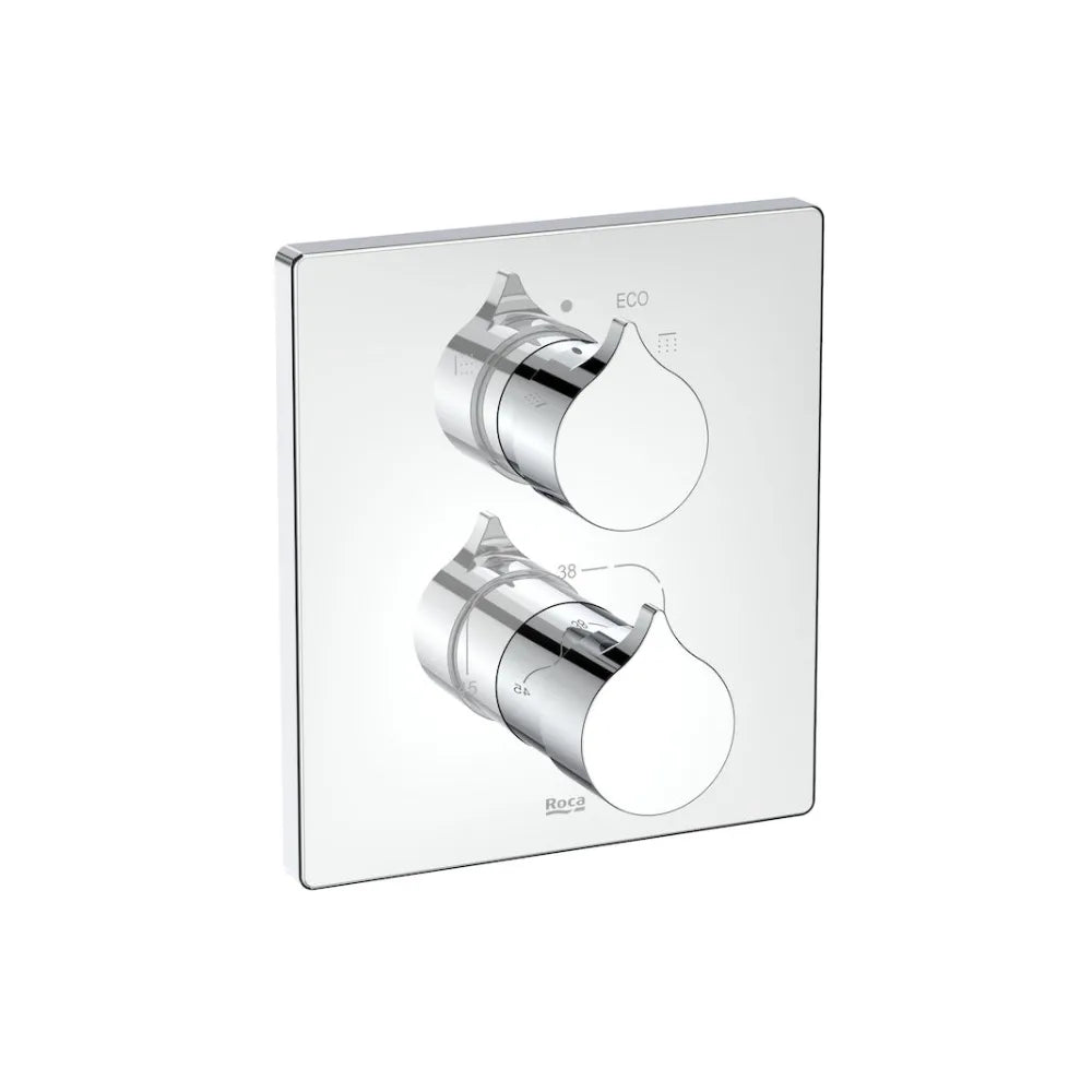 Grifo termostático empotrable cromo para ducha Insignia Roca - Vista 1