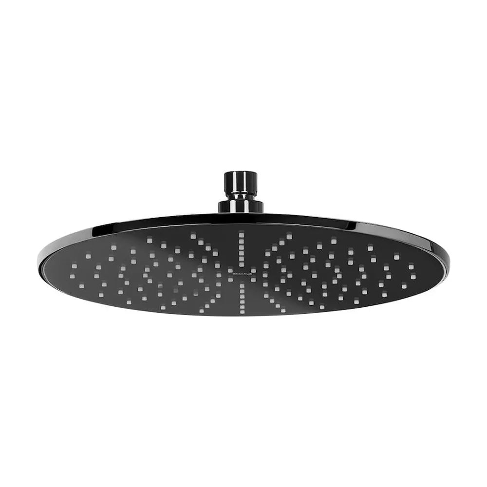 Rociador de pared o techo con un diseño circular en acabado color negro titanio de 30 cm Rainsense Roca - Vista 1