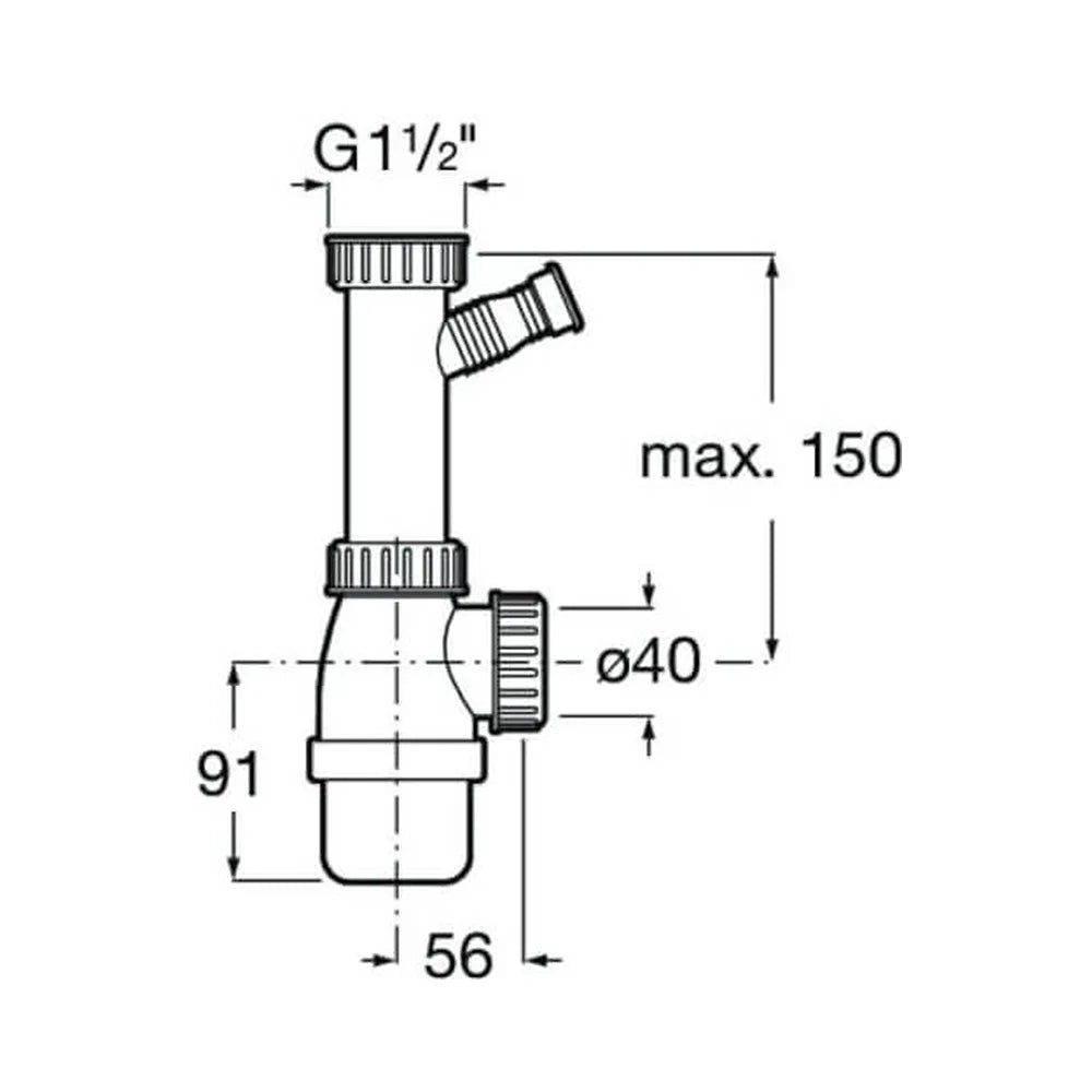 Fregadero de acero inoxidable con escurridor a la izquierda en acabado cromo Budapest Roca - Vista 7