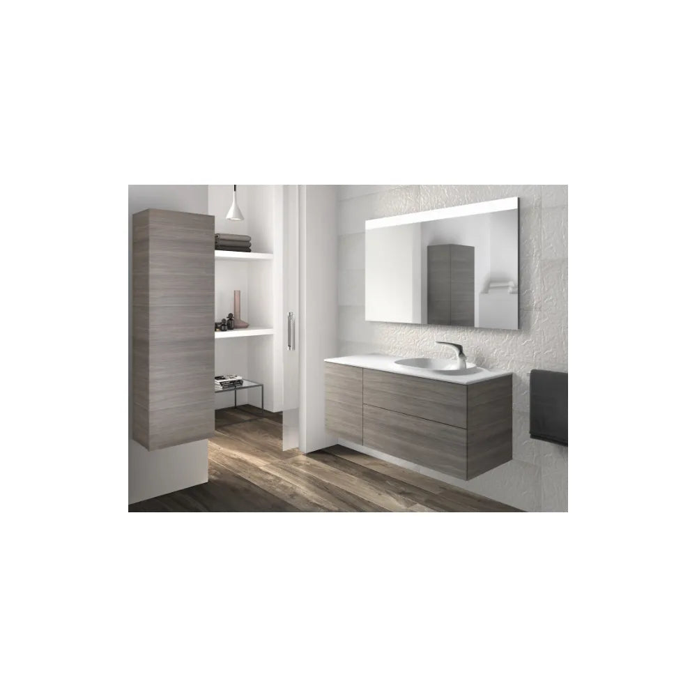 Mueble de Baño con Lavabo Derecho Beyond de 120 cm Colección Unik Roble Roca - Vista 2