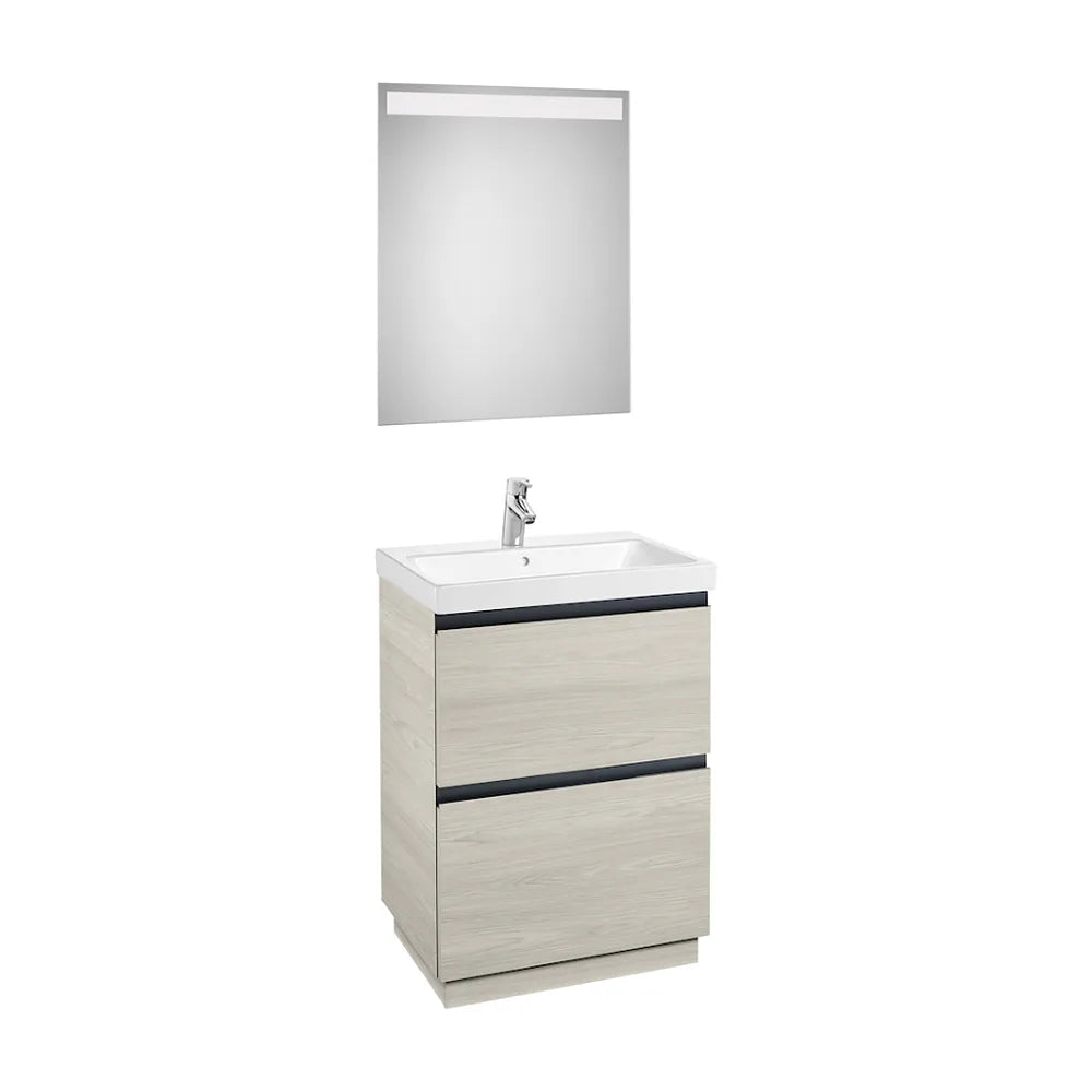 Conjunto de Baño Nórdico de 60 cm Colección Lander Fresno Roca - Vista 1