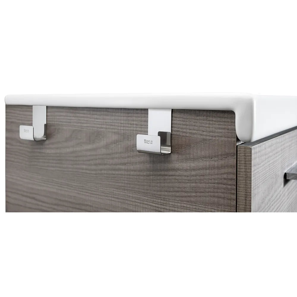 Conjunto de baño de 80 cm con un acabado en color gris oscuro mate Pack Romea Roca - Vista 5