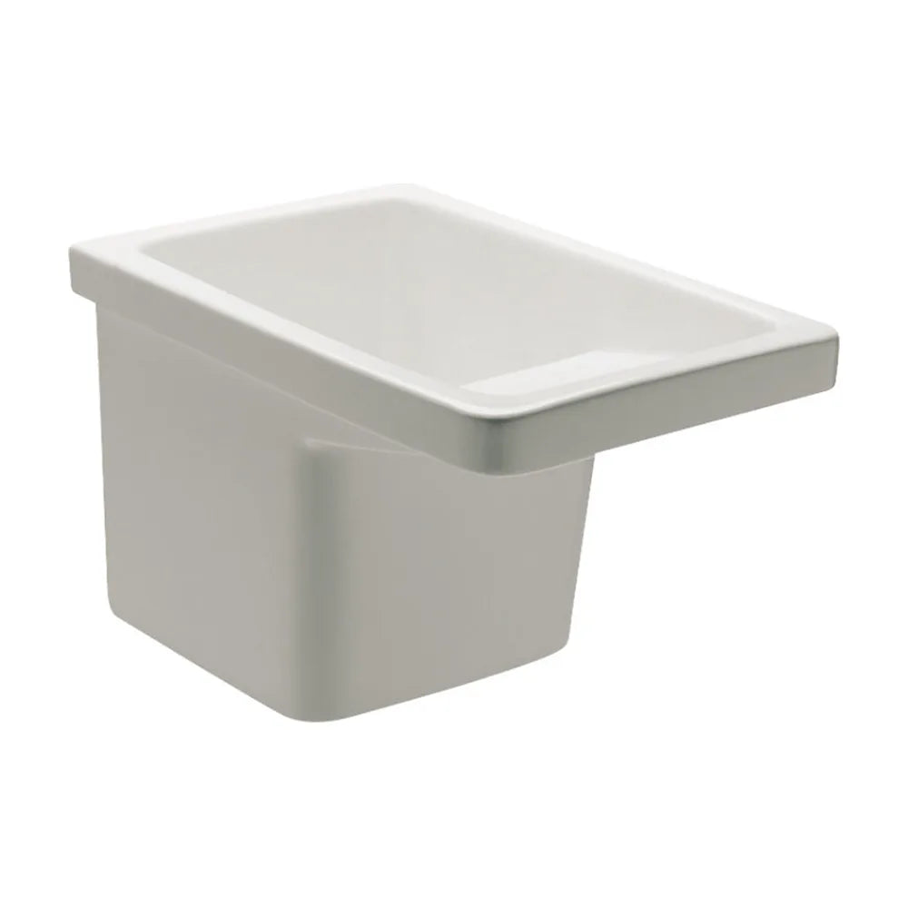 Mueble para Lavadero de Aglomerado con Puerta Abatible Henares Blanco Brillo Roca - Vista 2