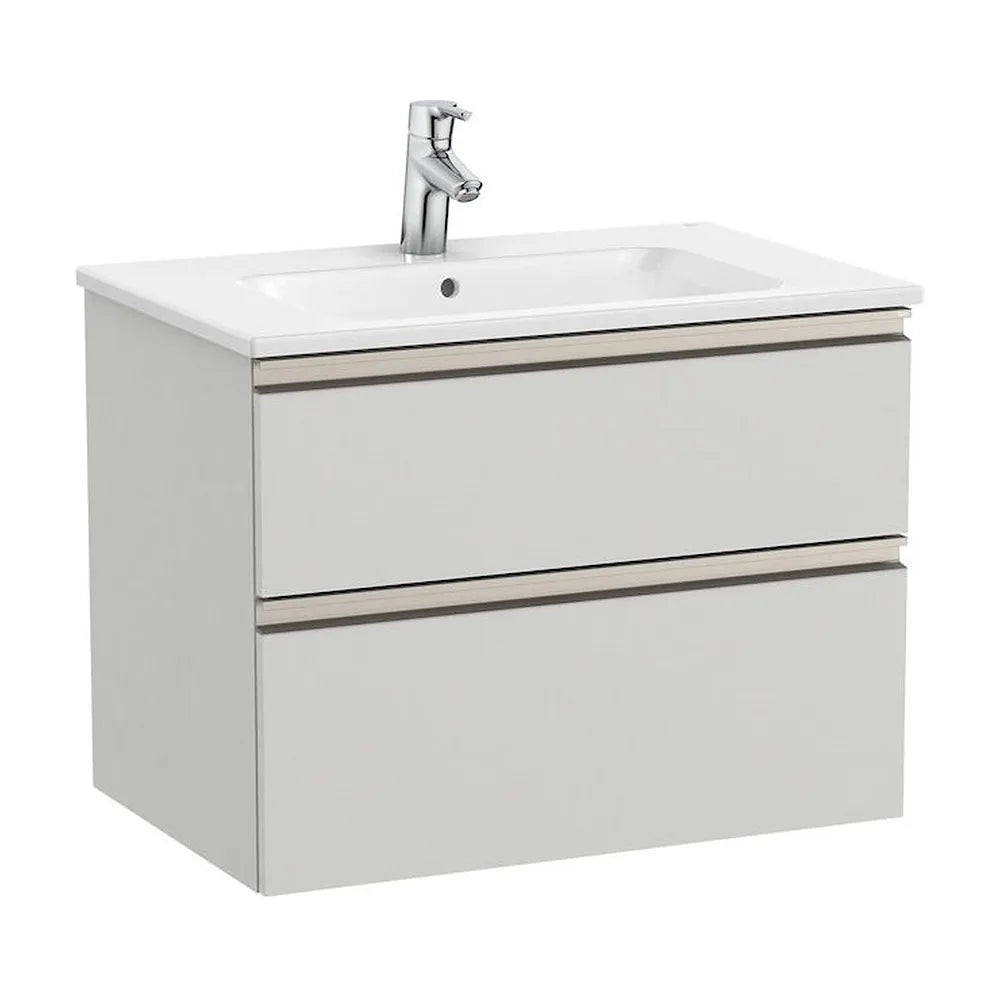 Mueble de Baño con Lavabo Central Color Gris Ártico Unik de 70 cm Colección The Gap Roca - Vista 1