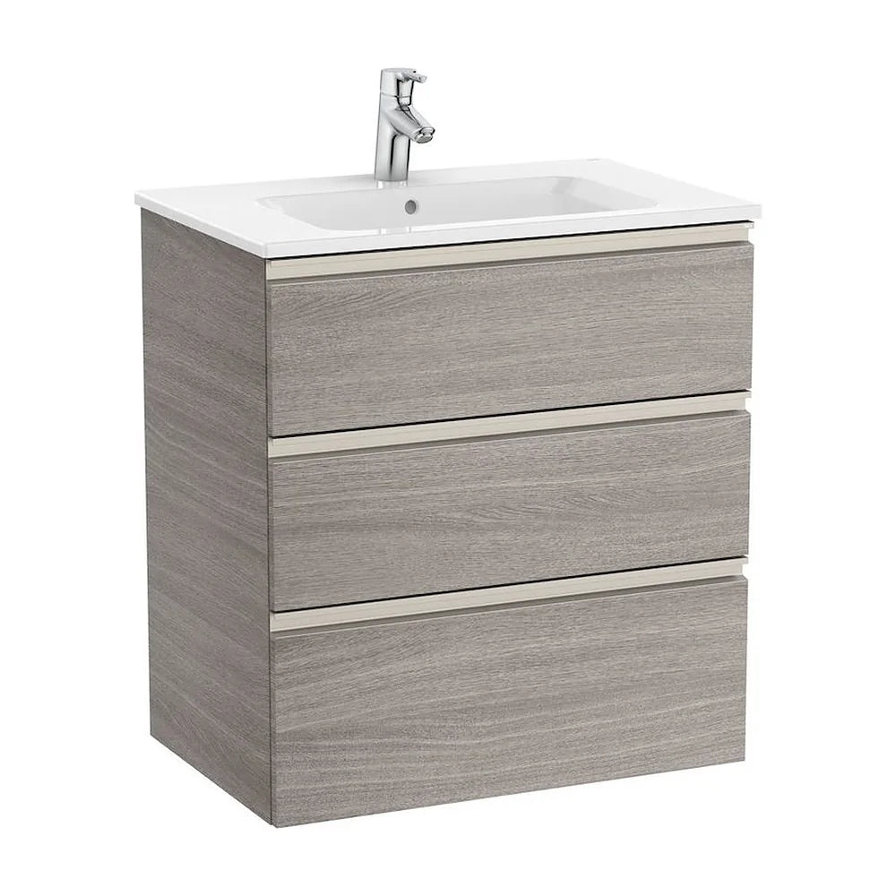 Mueble de Baño con Lavabo Central Unik de 70 cm Colección The Gap Roble Roca - Vista 1