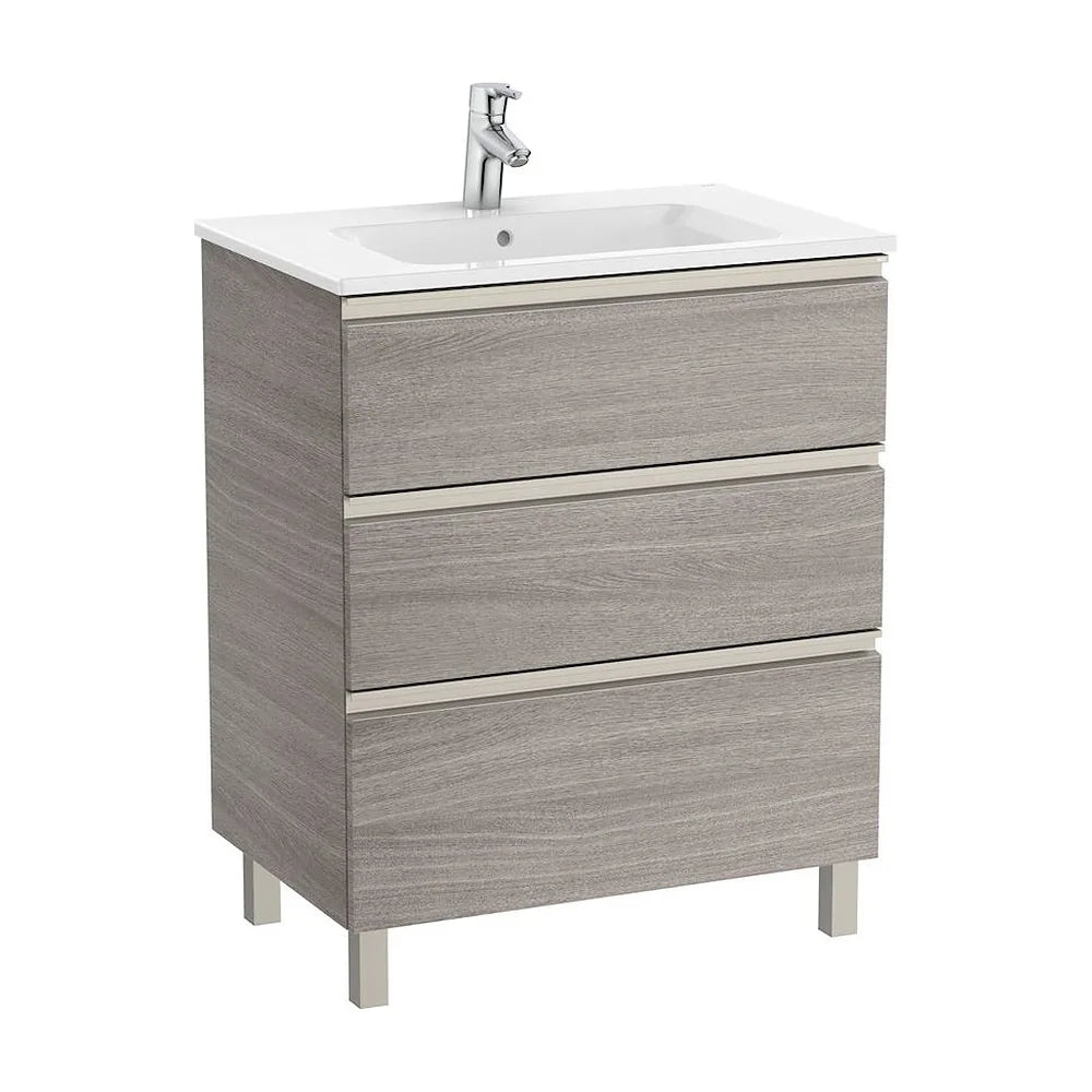 Mueble de Baño con Lavabo Central Unik de 70 cm Colección The Gap Roble Roca - Vista 2
