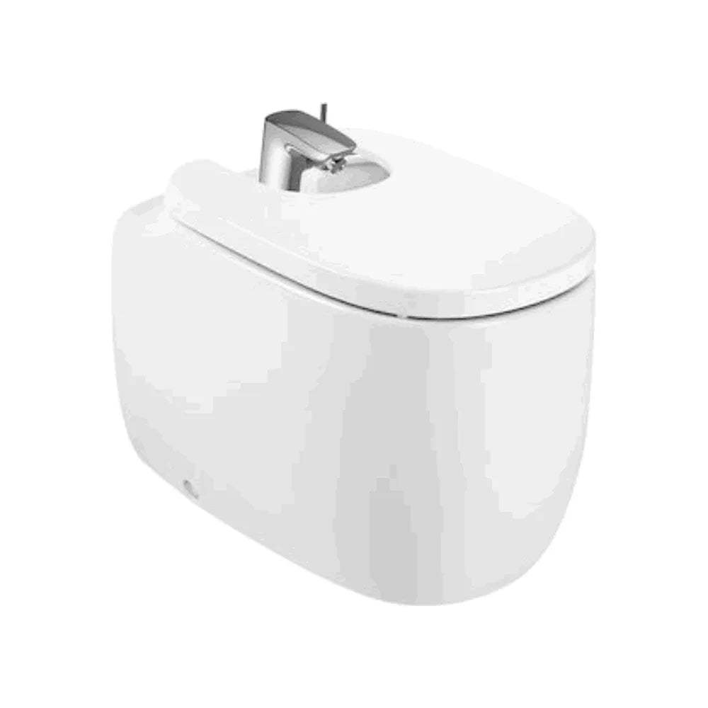 Tapa para Bidé con Bisagras de Acero Inoxidable Beyond Blanco Roca - Vista 2