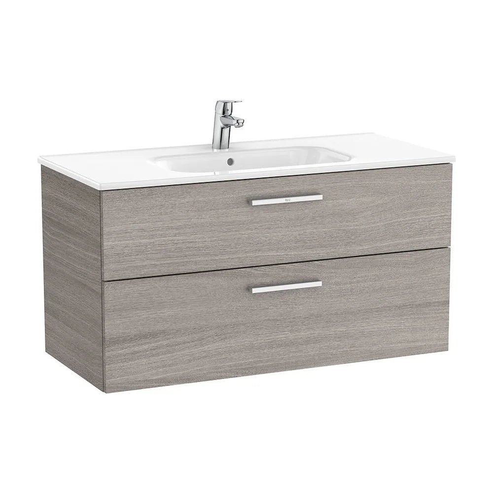 Mueble de Baño con Lavabo Central Victoria de 100 cm Colección Unik Roble Roca - Vista 1
