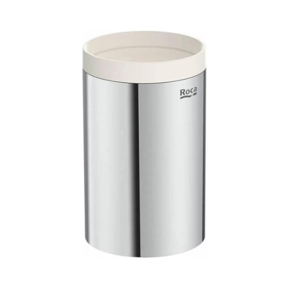 Vaso de encimera para baño de metal con un acabado en color cromado Hotels Round Roca - Vista 1