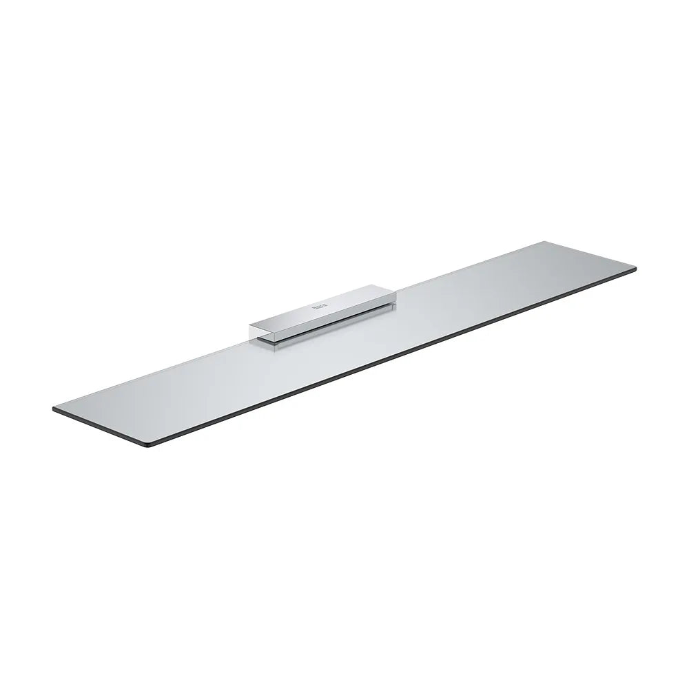 Repisa de Cristal y Metal Rectangular Round Hotels 60x12cm Roca - Vista 1
