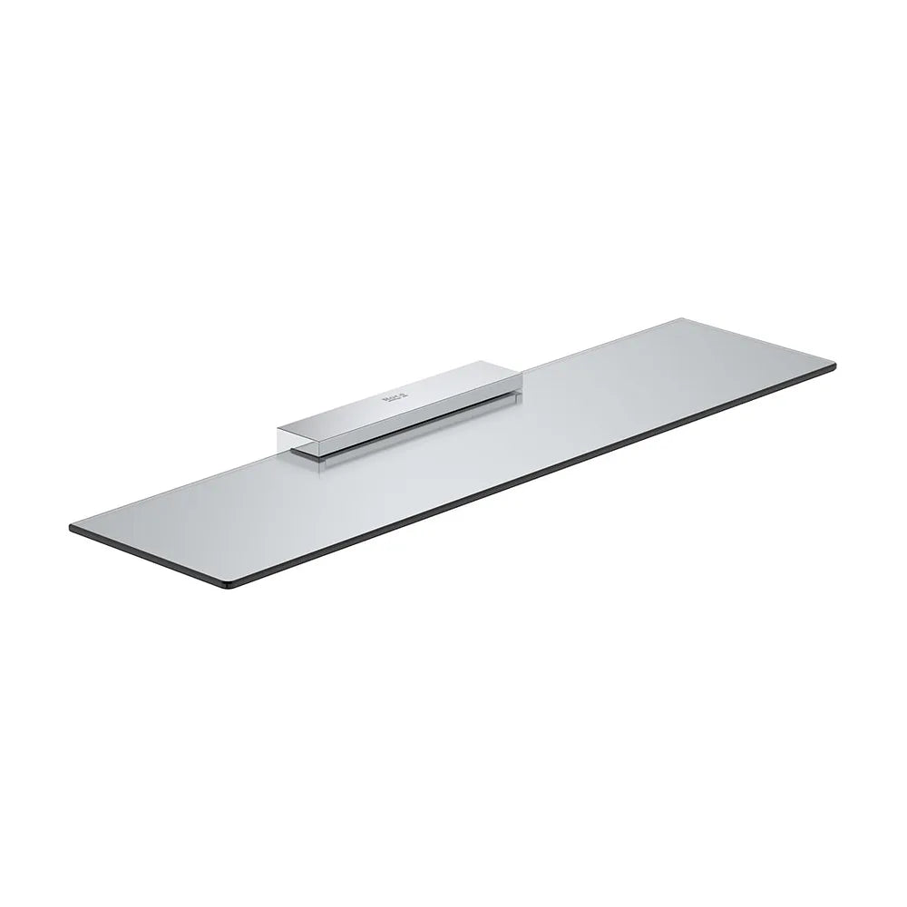 Repisa de Cristal y Metal Rectangular Round Hotels 40x12cm Roca - Vista 1