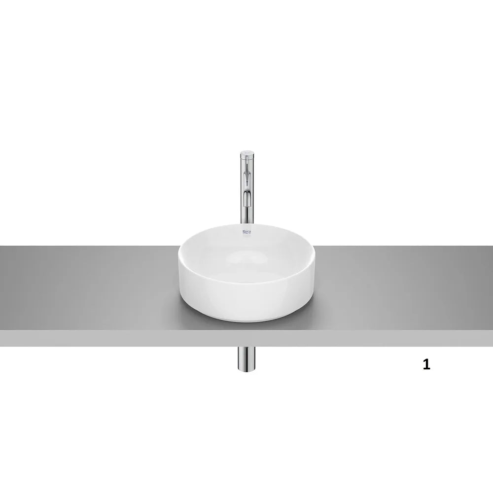 Conjunto de Mueble de Baño con Cajón y Espejo Incluido Verde Montaña de 80 cm Colección Ona Roca - Vista 3