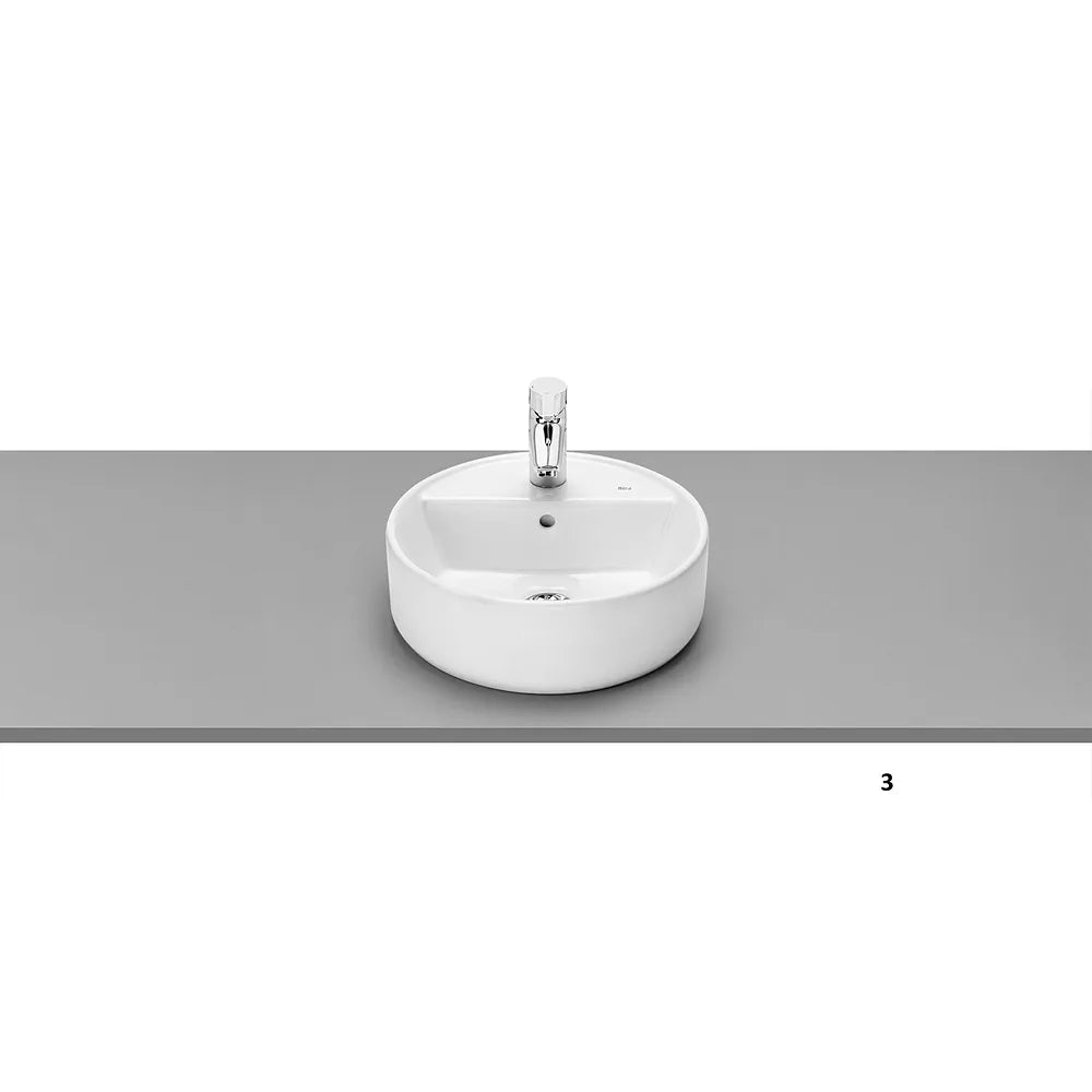 Conjunto de Baño con Mueble de 2 Cajones Verde Montaña de 80 cm Colección Ona Roca - Vista 5