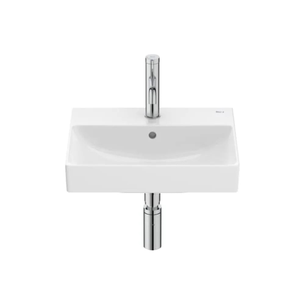 Lavabo Compacto Mural de Porcelana Ona 45 cm Blanco Roca - Vista 1