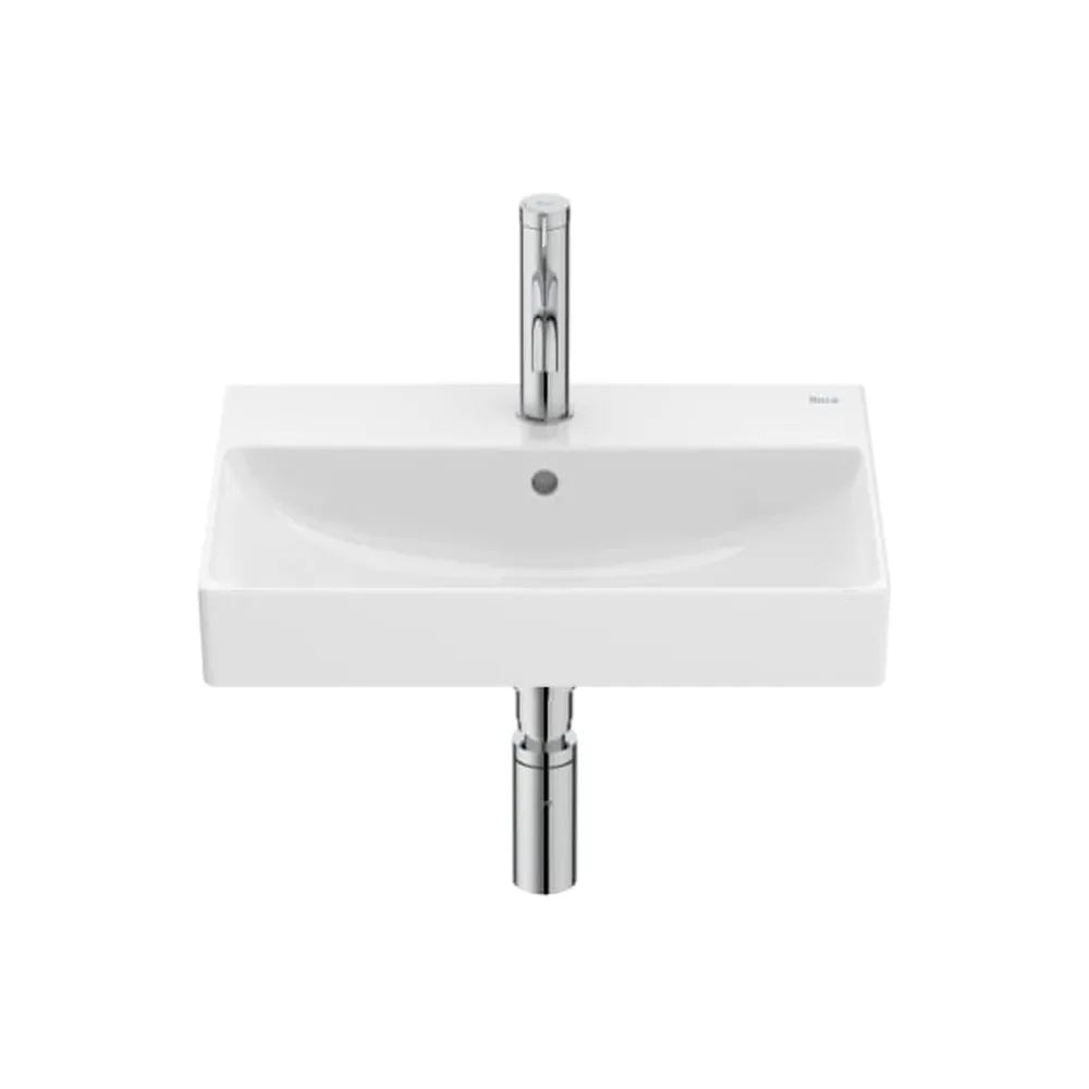 Lavabo Compacto Mural de Porcelana Ona 55 cm Blanco Roca - Vista 1