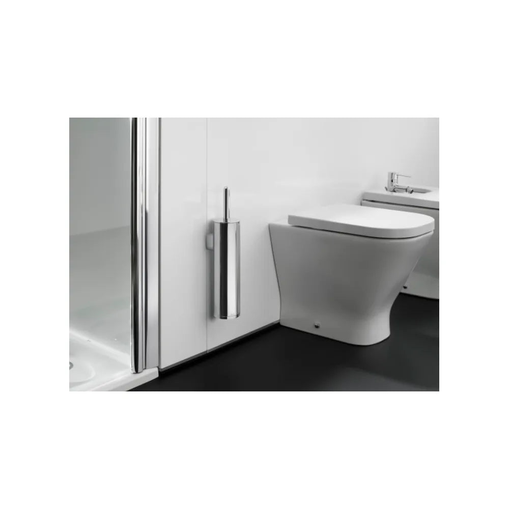 Escobillero de Pared Hecho en Metal Round Hotels Negro Roca - Vista 2