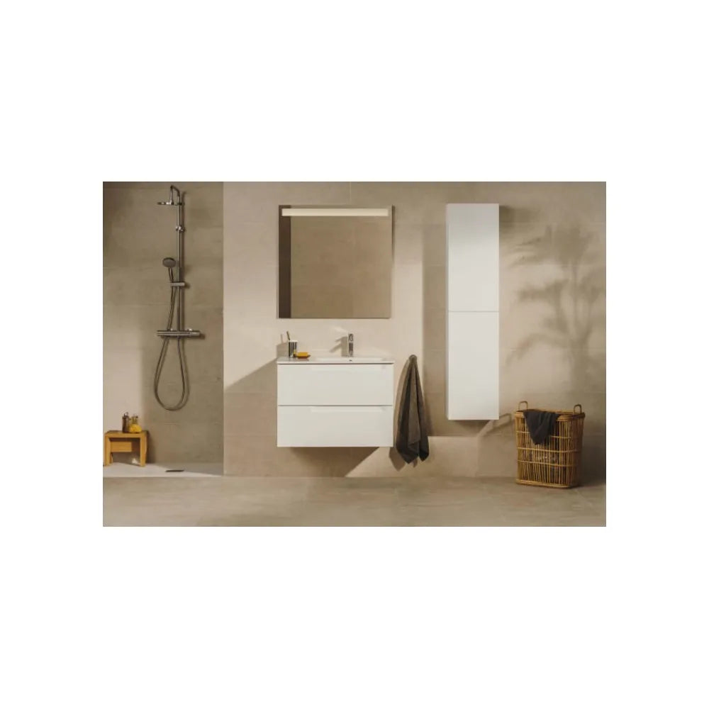 Conjunto con Lavabo Centrado Madera Aleyda 80 cm Blanco Roca - Vista 2
