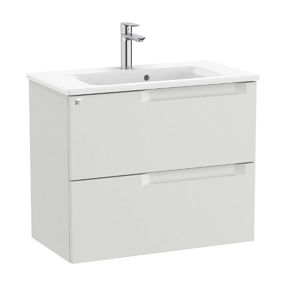Mueble de Baño con Lavabo Centrado Gris Piedra de 70 cm Colección Aleyda Roca - Vista 1