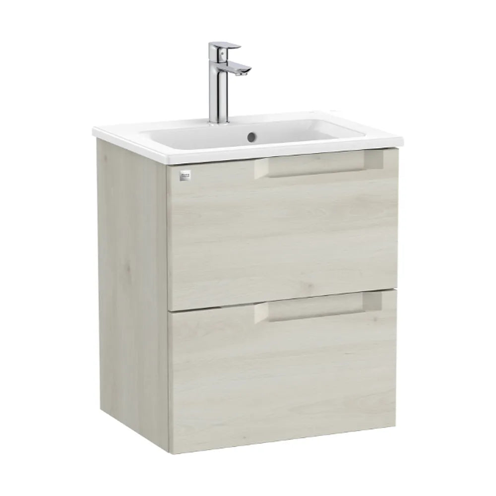 Mueble de Baño con Lavabo Centrado Madera de 50 cm Colección Aleyda Blanco Roca - Vista 1