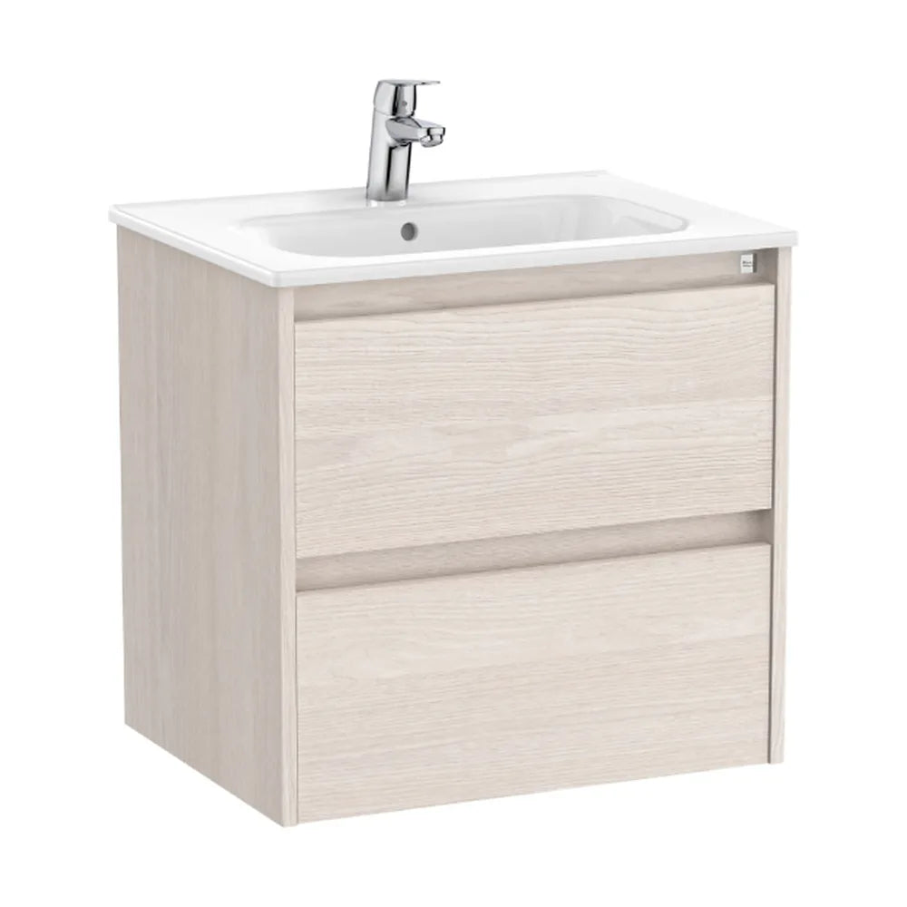 Mueble de Baño con Lavabo y 2 Cajones Nórdico de 60 cm Colección Tenet Fresno Roca - Vista 1