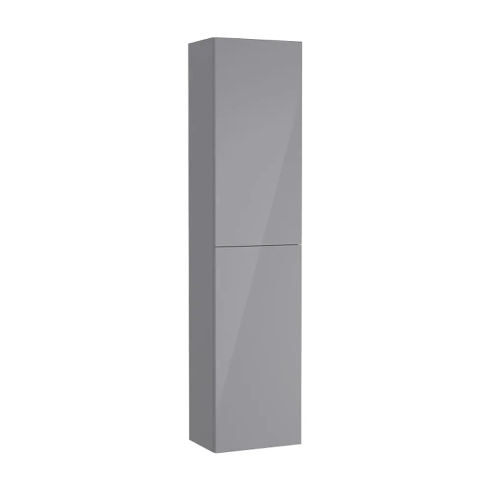 Mueble columna auxiliar de baño reversible y suspendido en color gris brillante Extra Roca - Vista 1