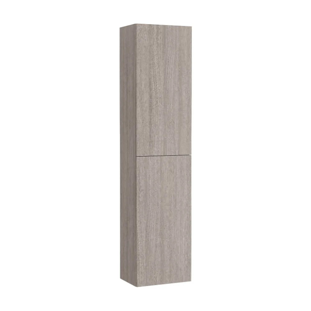 Mueble columna auxiliar de baño reversible y suspendido en color roble city Extra Roca - Vista 1