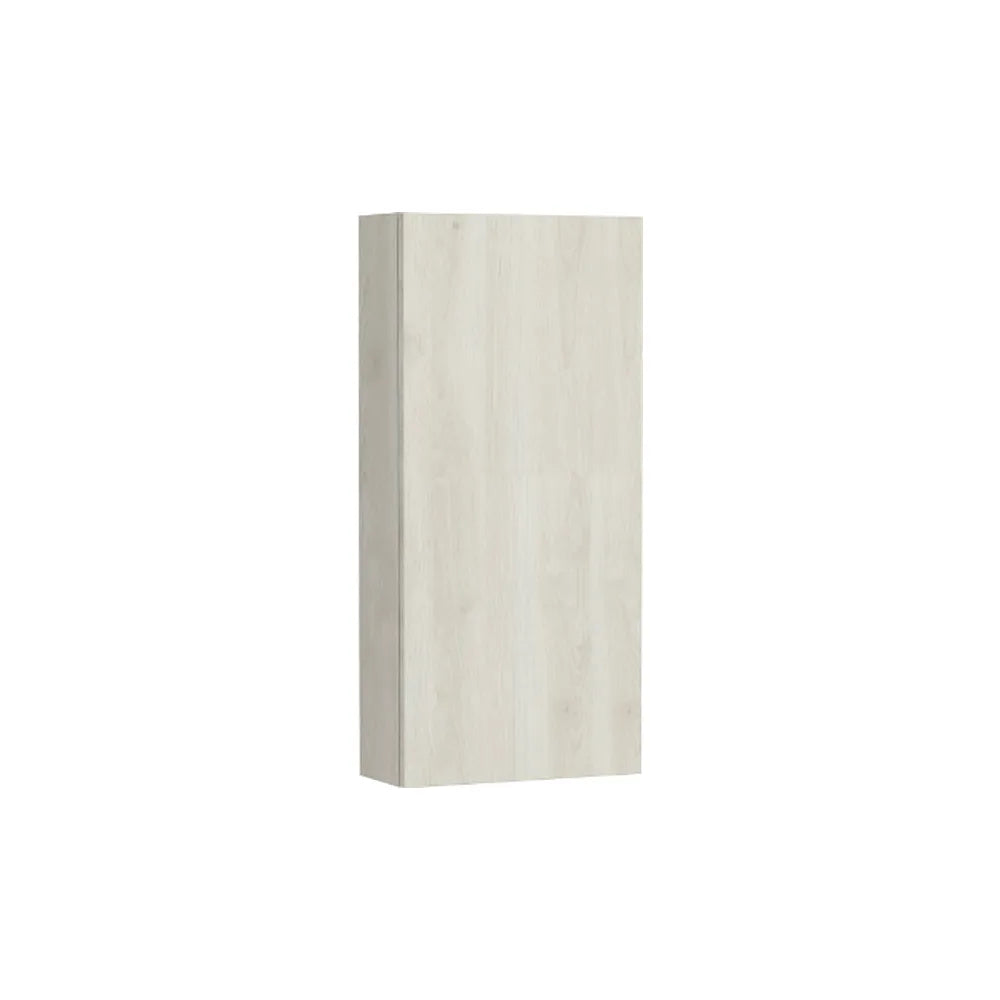Mueble alto auxiliar de baño suspendido con una puerta en color blanco madera Extra Roca - Vista 1