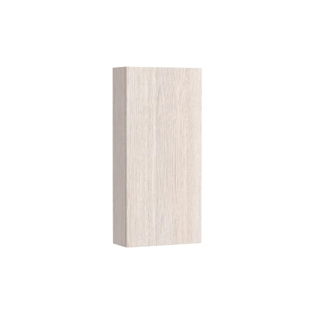 Mueble alto auxiliar de baño suspendido con una puerta en color fresno nórdico Extra Roca - Vista 1