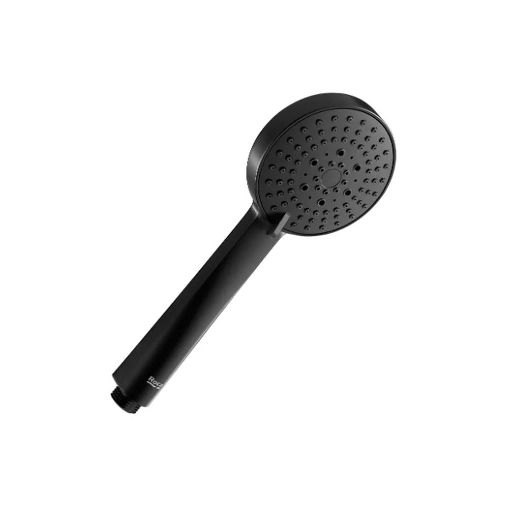 Ducha de mano de tres funciones de 10 cm con un acabado en color negro mate Stella Roca - Vista 2