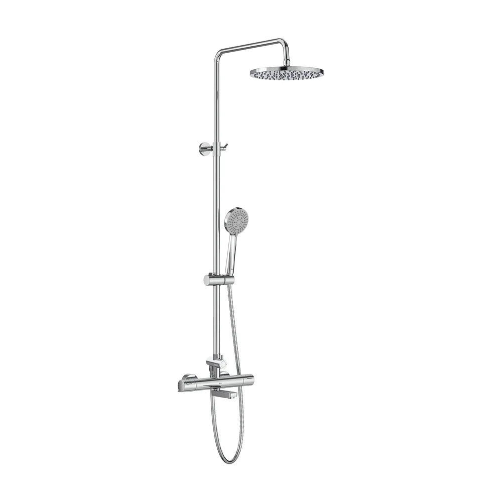 Columna termostática para baño y ducha con un acabado en color cromo Victoria Plus Roca - Vista 1