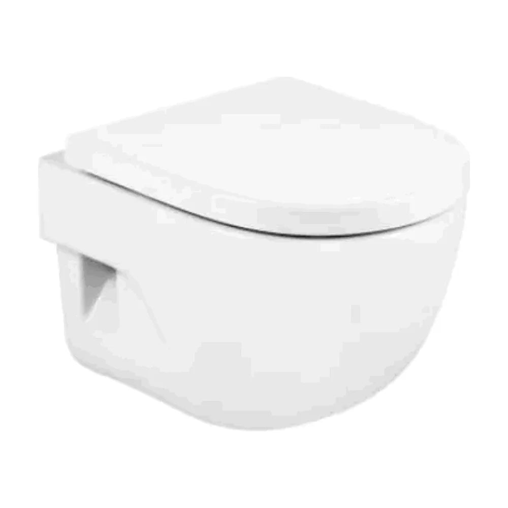 Inodoro compacto suspendido de salida horizontal con tapa y asiento opcional Meridian Roca - Vista 1