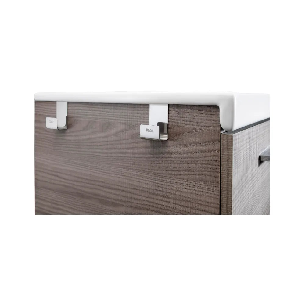 Mueble de baño de 80,5 cm de ancho con lavabo central y acabado en nogal Unik The Gap Roca - Vista 6