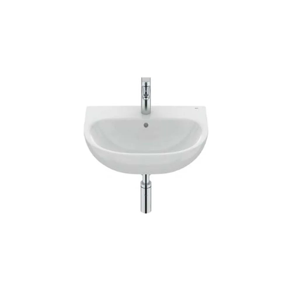 Lavabo para instalación a mural de 45x38 cm elaborado con porcelana de color blanco Victoria Roca - Vista 1