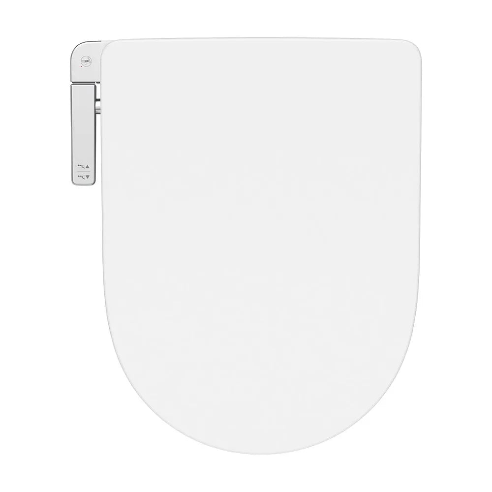 Tapa y asiento para inodoro inteligente con forma redonda y función de lavado de 39x49 cm en color blanco ROCA - Vista 1
