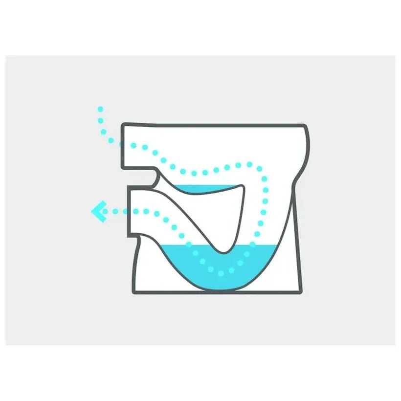 Roca Baby Children's Toilet with 29.5 cm Horizontal Outlet, made of porcelain with a white finish