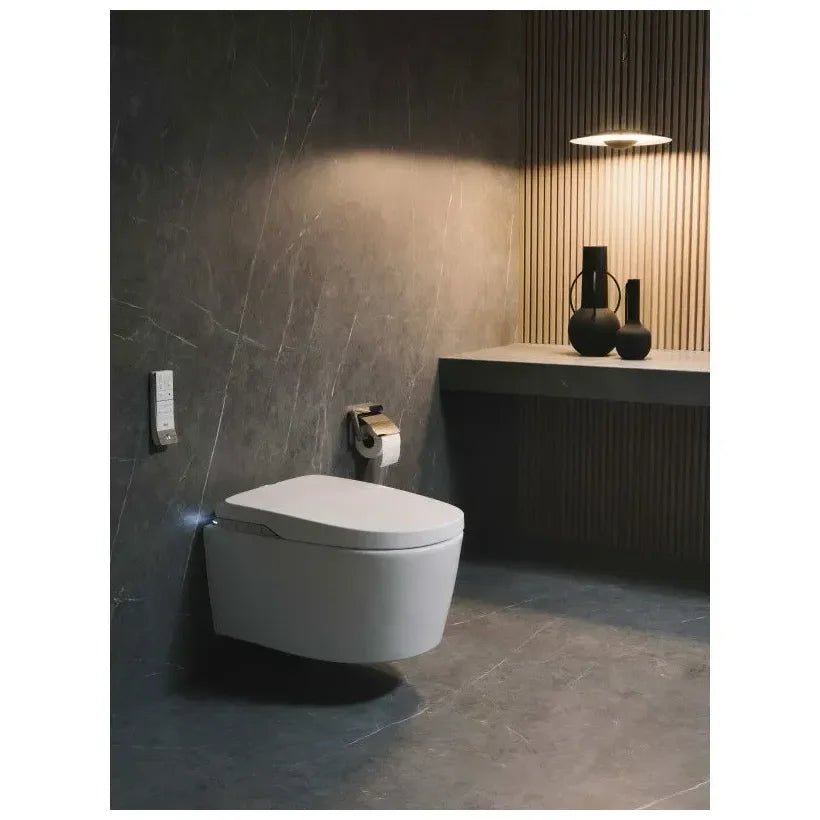 Roca In-Wash Toilettes suspendues Smart avec abattant et siège chauffant en couleur blanche